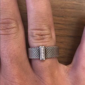 Tiffany and co. Diamond Mesh Ring